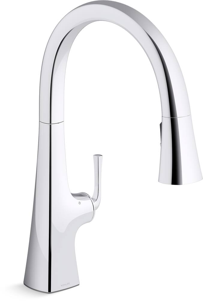 Kohler Graze Touchless Kitchen Faucet, Polished Chrome