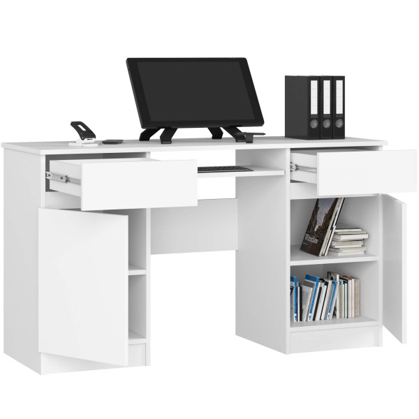 Biurko Clp A5 2d 2sz Białe
