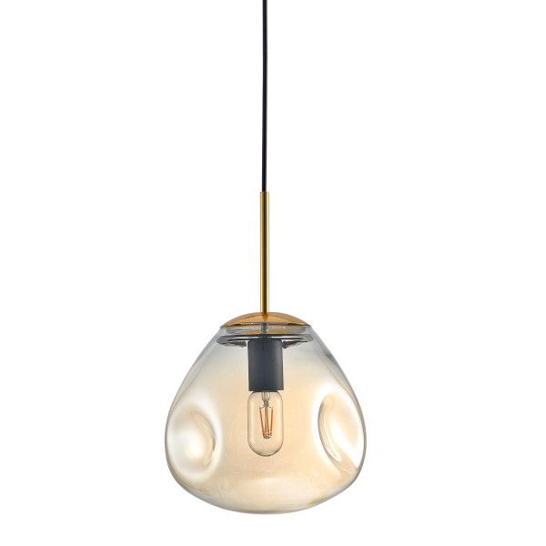 Lampa wisząca złota Fellet 1xE27x60W wym: 120x25x25 cm Italux
