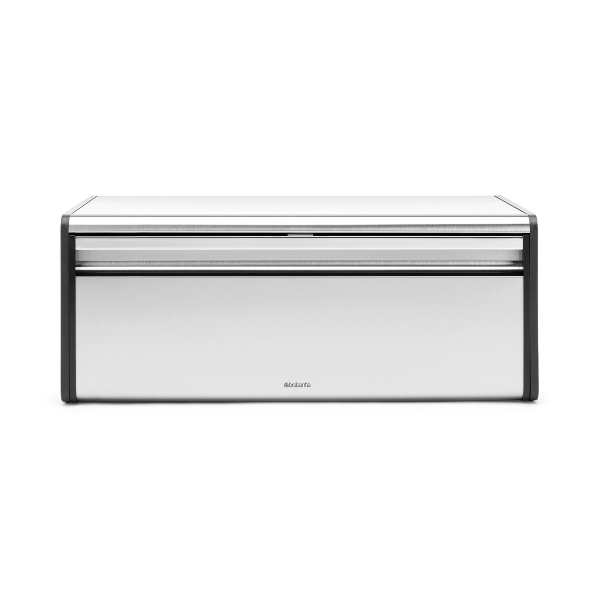 Brabantia Broodtrommel met klepdeksel - Matt Steel