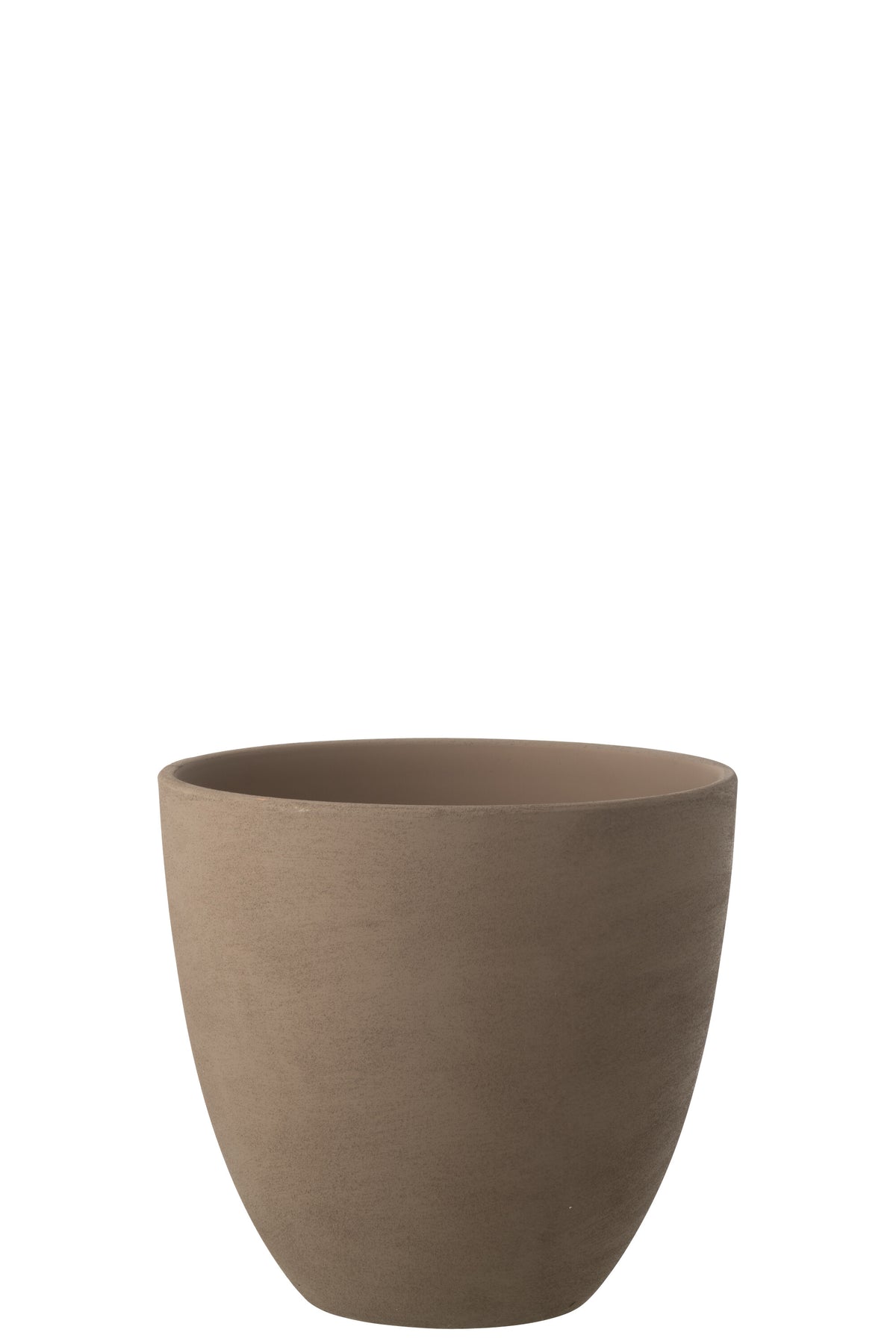J-Line bloempot Rond - keramiek - taupe - large