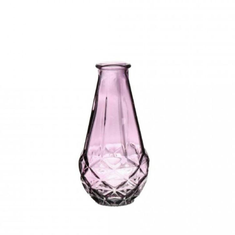 bottle vichy - Vase rose H.14cm (Lot de 3)