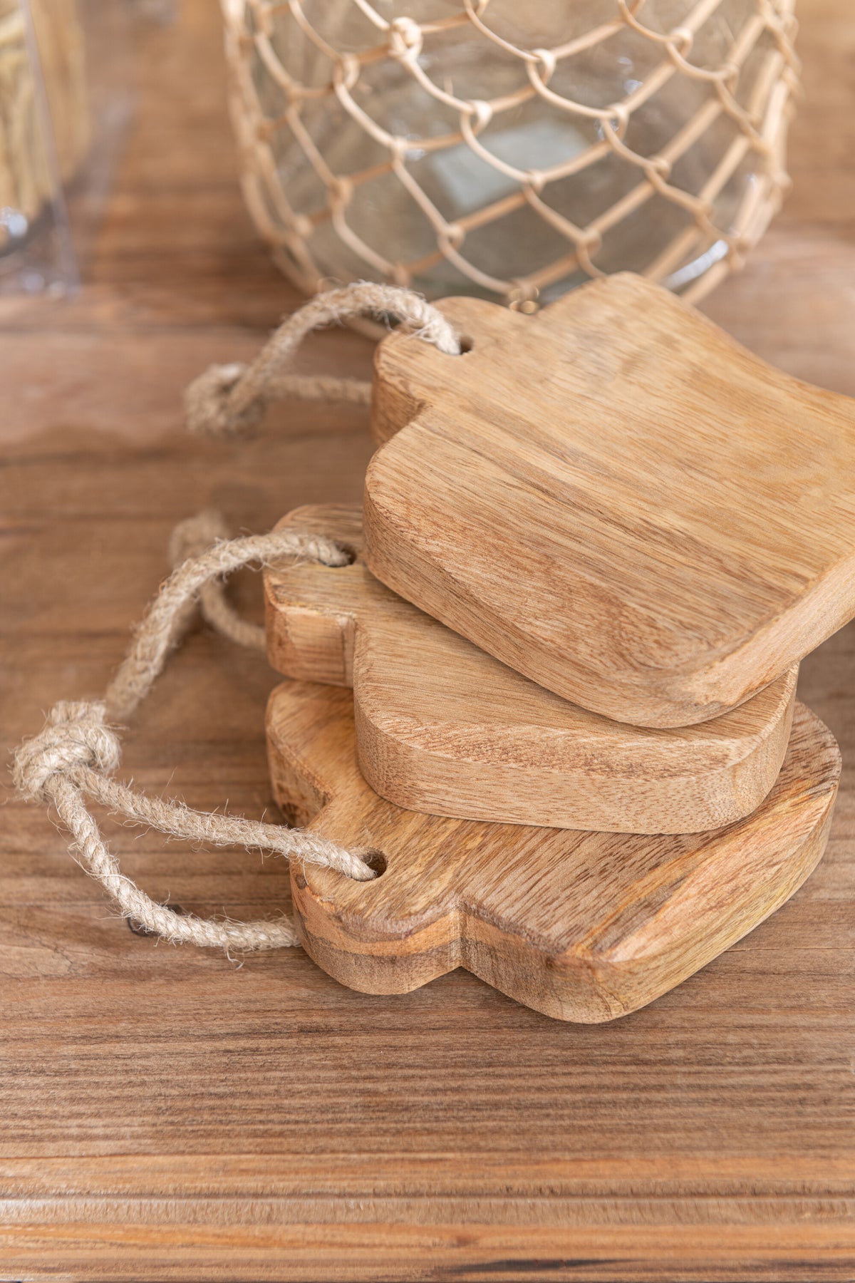J-Line snijplank Organic - hout - naturel - mini