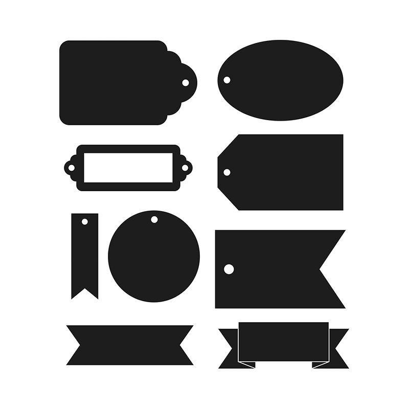 ÉTIQUETTES - Matrice de découpe étiquettes