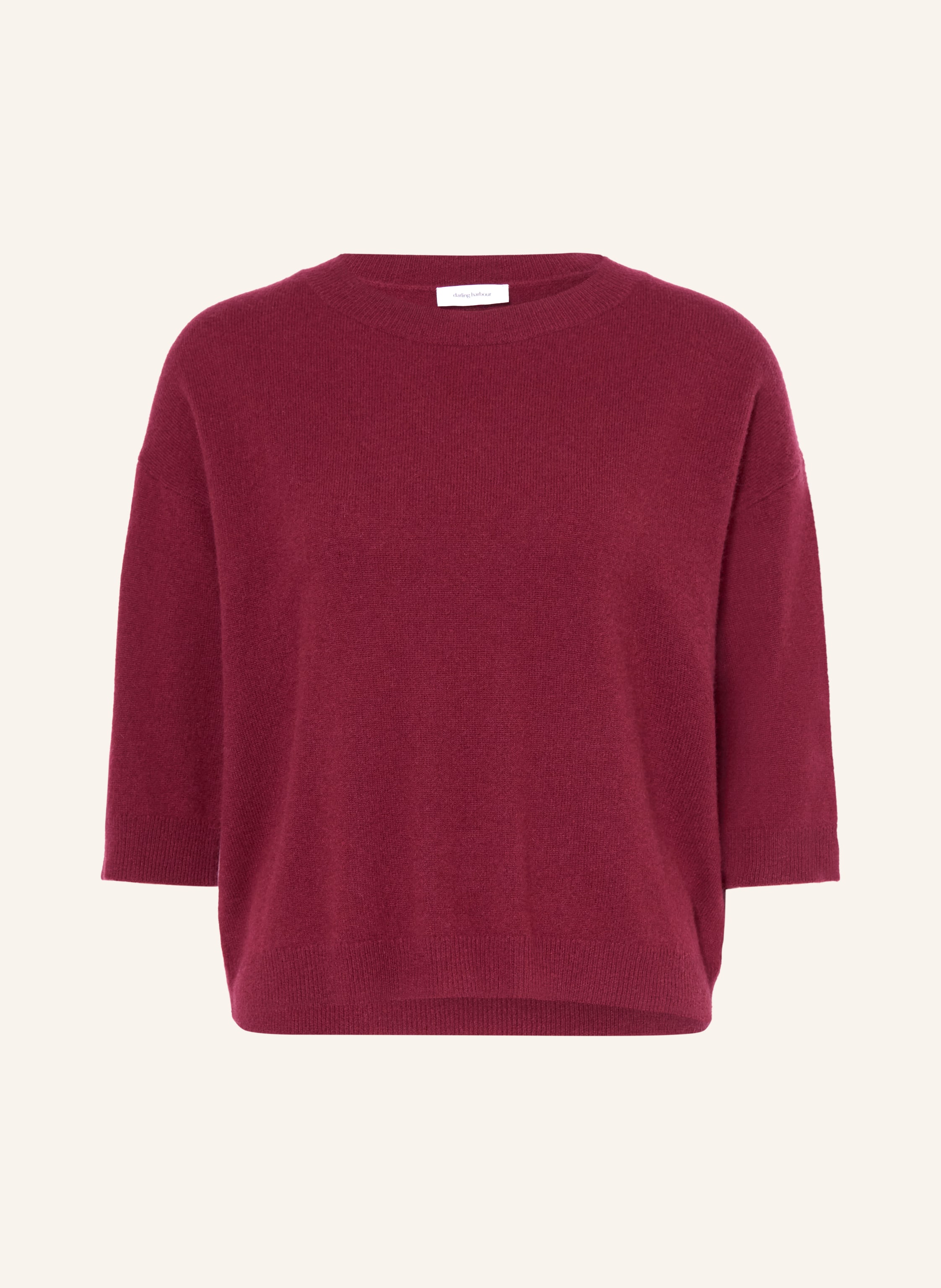 darling harbour Cashmere-Pullover mit 3/4-Arm