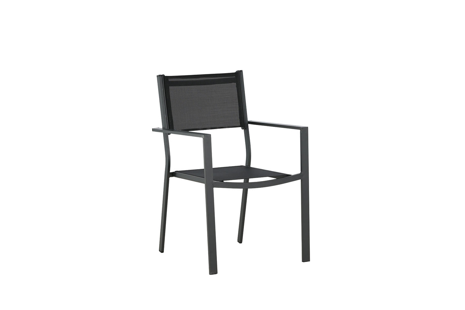 Rebellenclub Tuinstoel Zinia - Set van 2 - Zwart