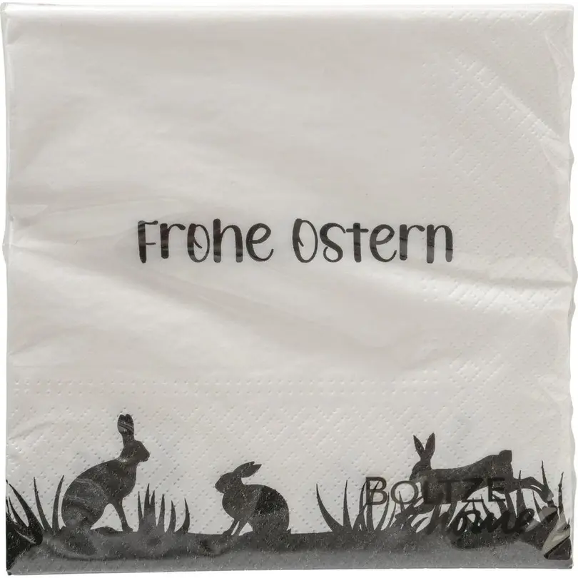 Serviette 20er-Set Blacky