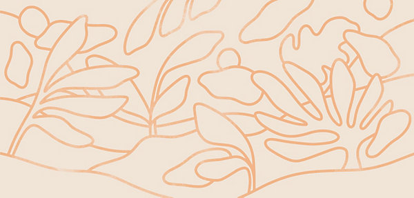 Papier peint panoramique Calme, Orange 225 x 250cm