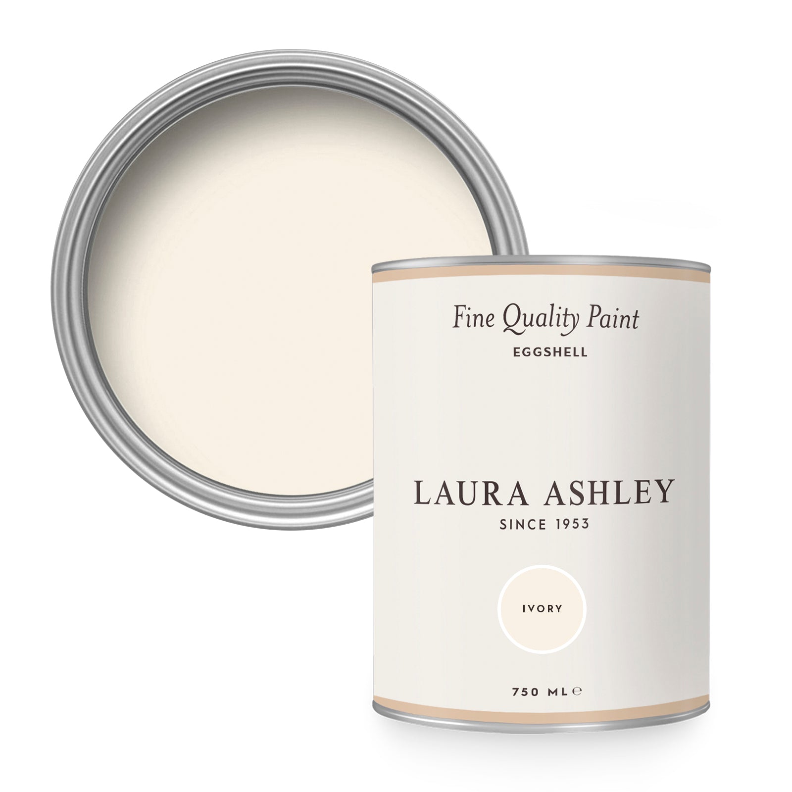 Laura Ashley Zijdeglanslak - Ivory - Wit - 750ml