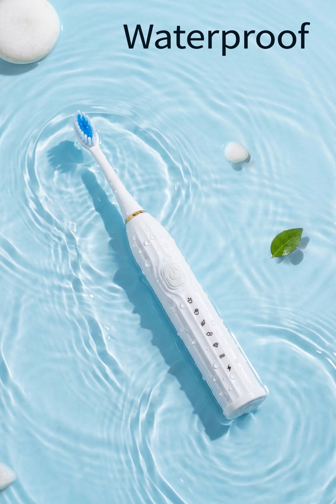 SHEONLY Electric Toothbrush with 4 Brush Heads