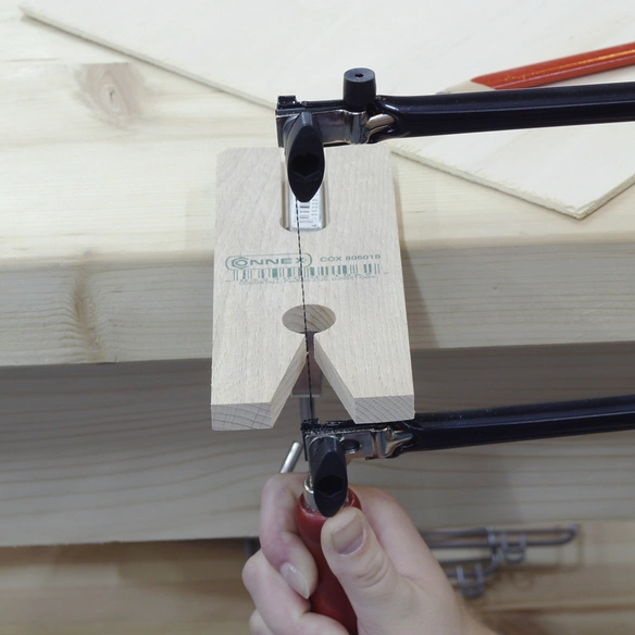 Laubsägebrettchen, Länge: 17 cm
