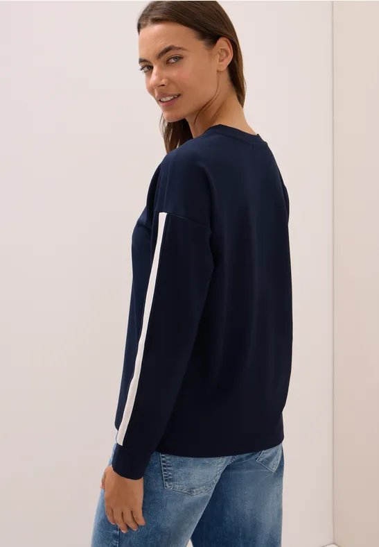 Gallonstreifen Sweatshirt