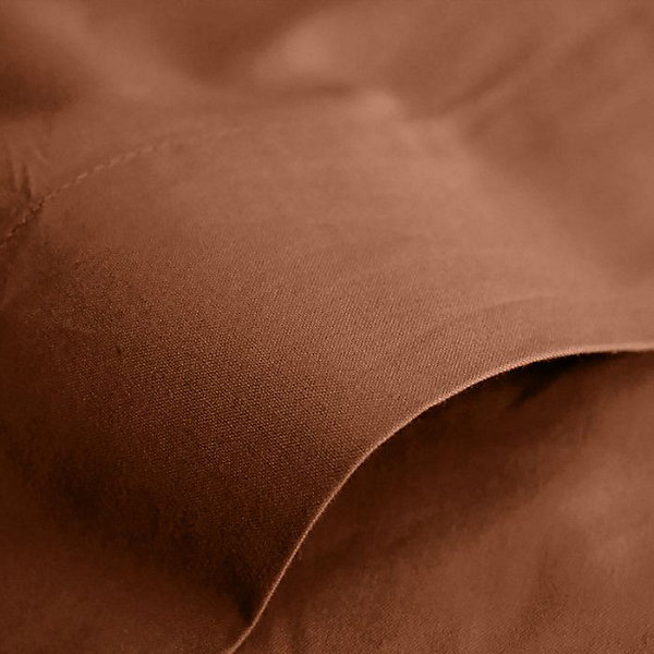 Drap plat Coton Pur Prémium 240 x 300 cm Paprika coton