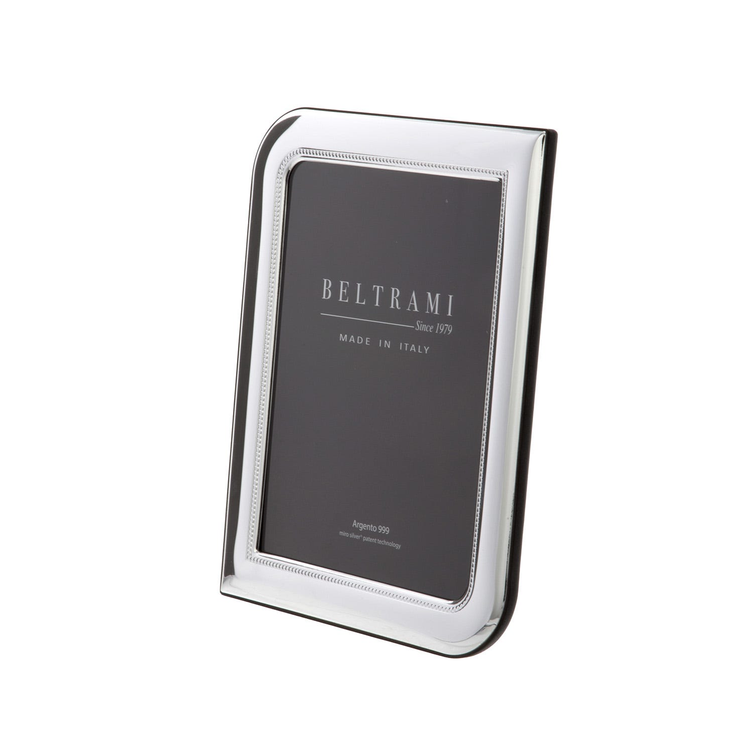 Portafoto foglia foto 13x18 cm Beltrami con argento Miro Silver