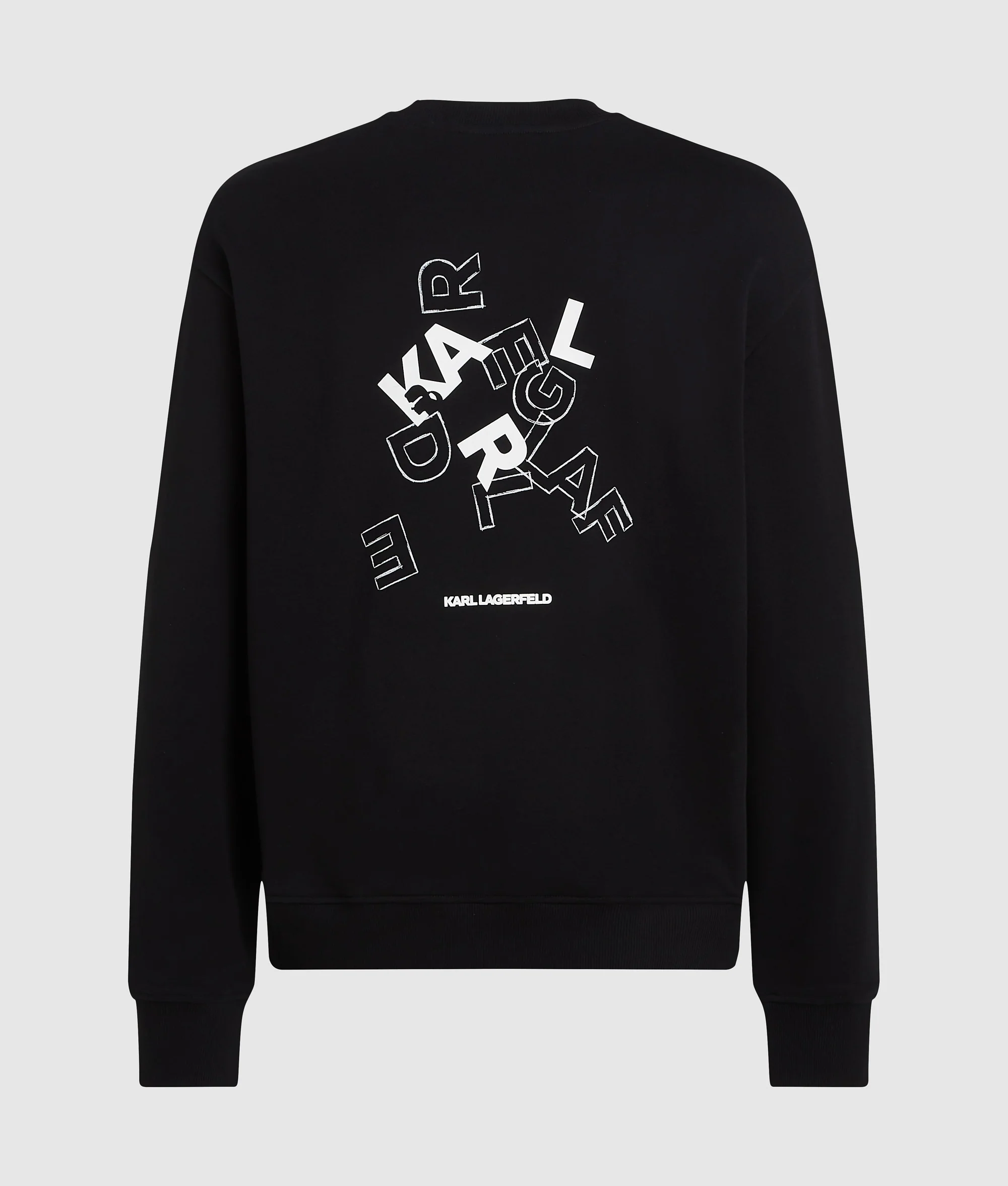 sweat-shirt à lettres avec logo