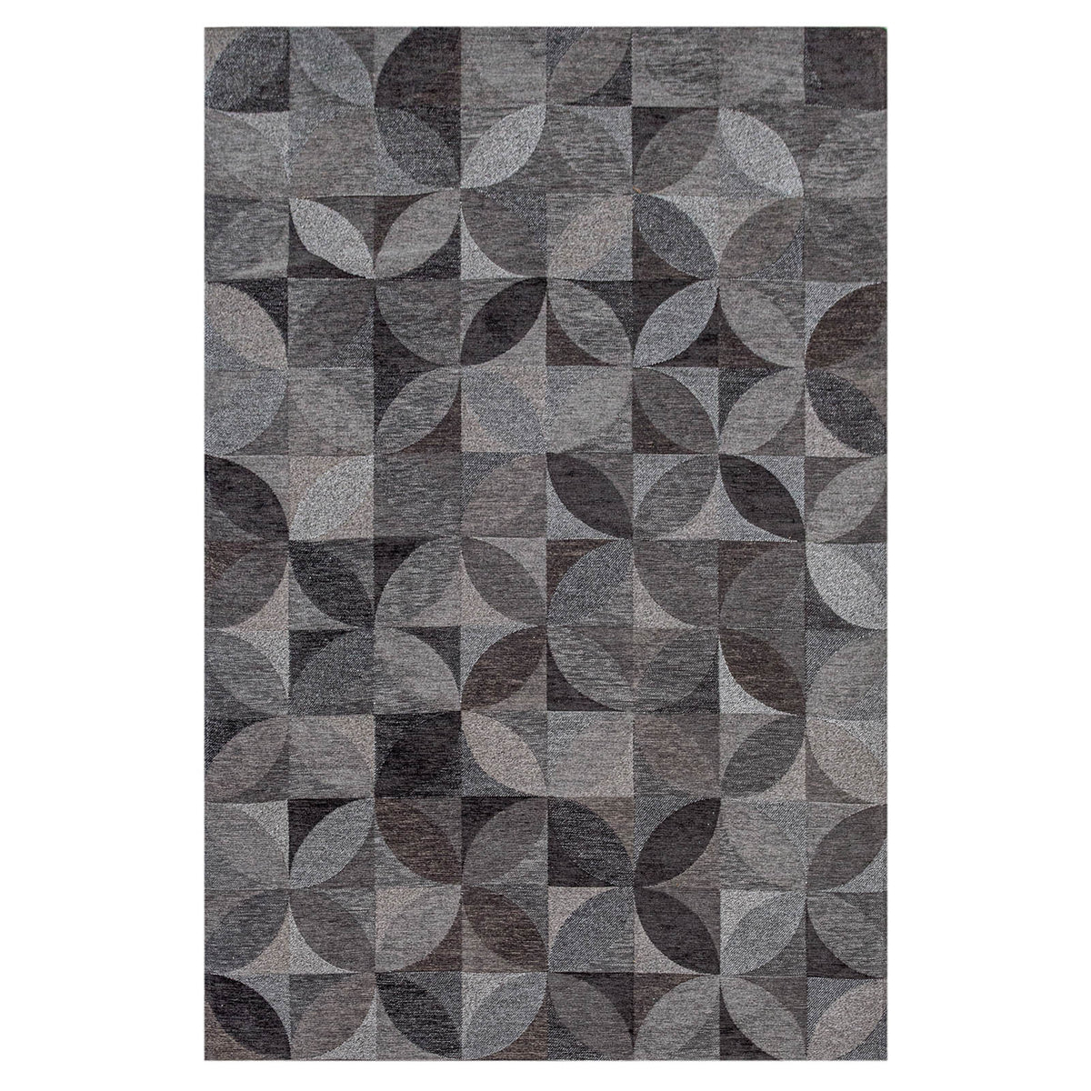 Lola&Moi vloerkleed Charcoal - bruin - 140x200cm