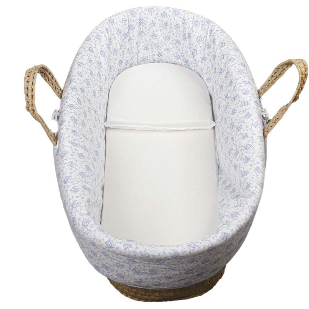 ALPHABET CIEL - Couffin alphabet bleu ciel