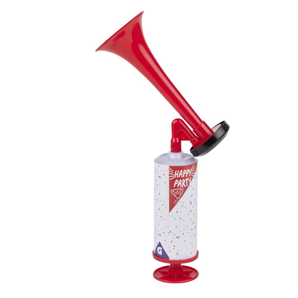 Corne de brume de supporter à piston manuel