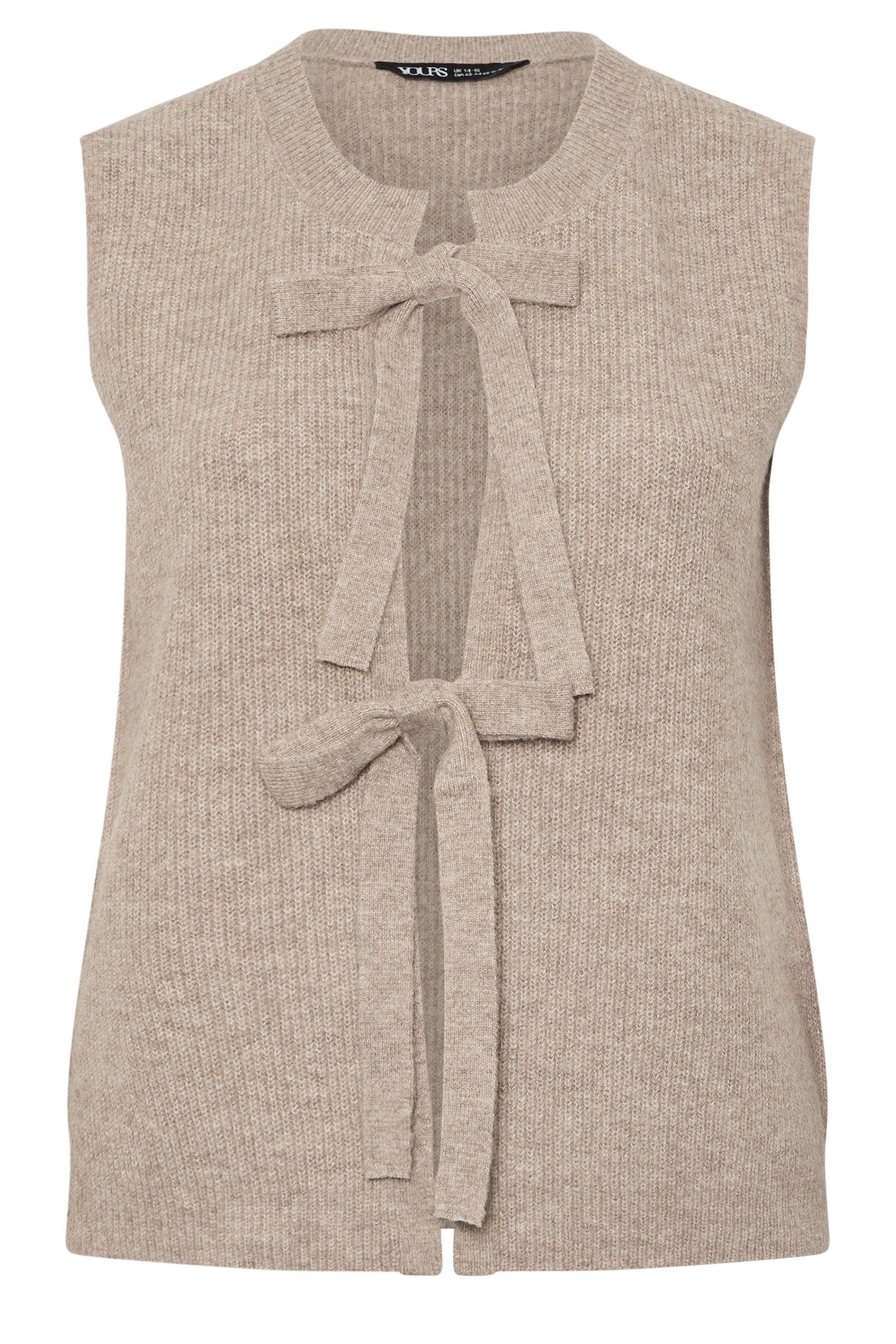 Yours Double Tie Knitted Vest Top