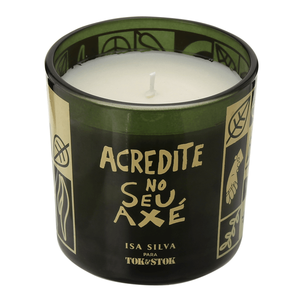 VELA PERFUMADA POTE SETE ERVAS AXÉ