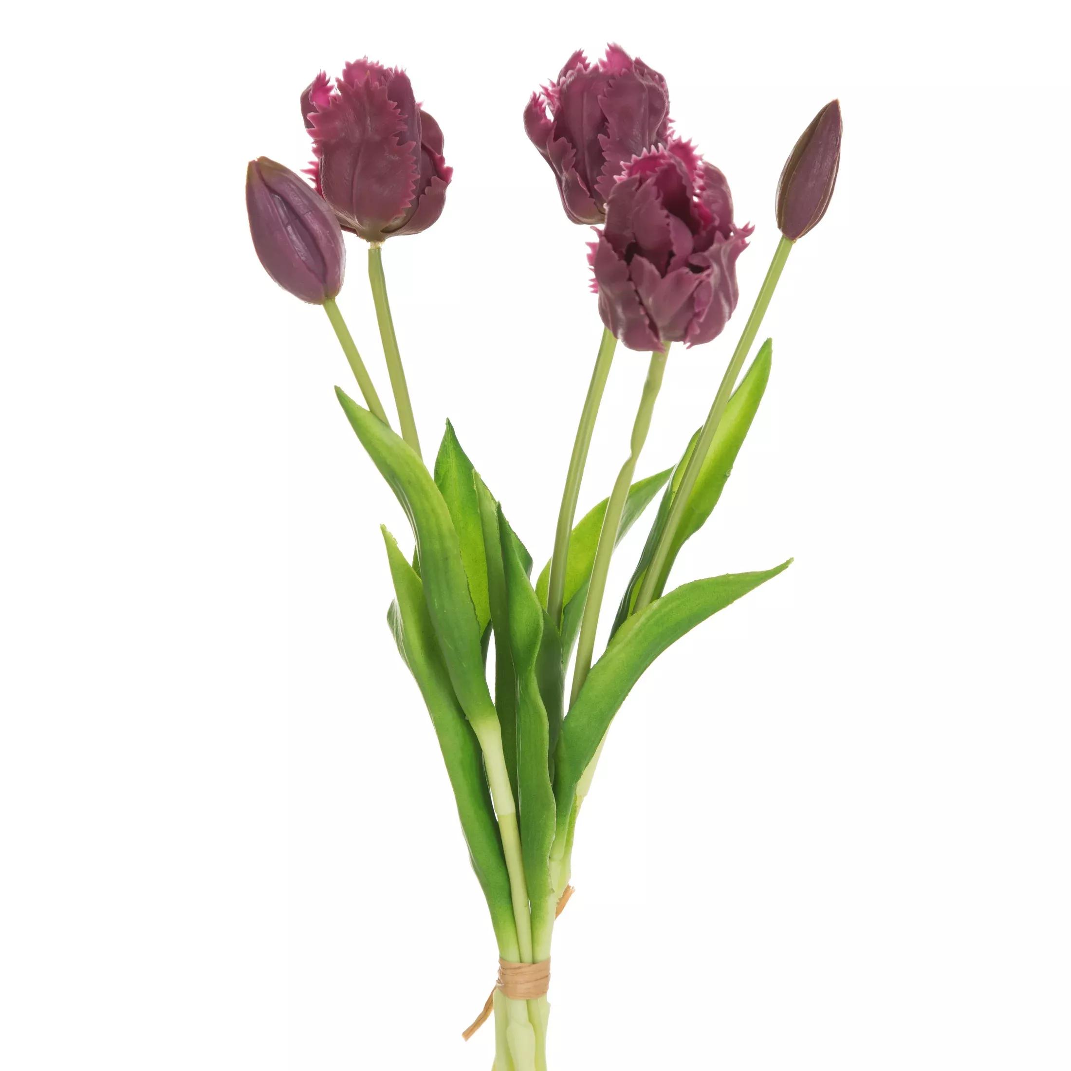 Kwiat sztuczny tulipan fioletowy 43 cm