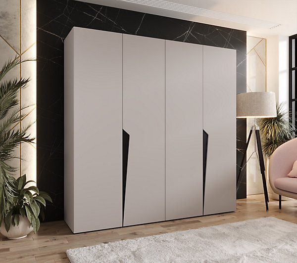 Armoire a portes battantes Piano 1 200 x H. 202 x P. 52, 4 portes