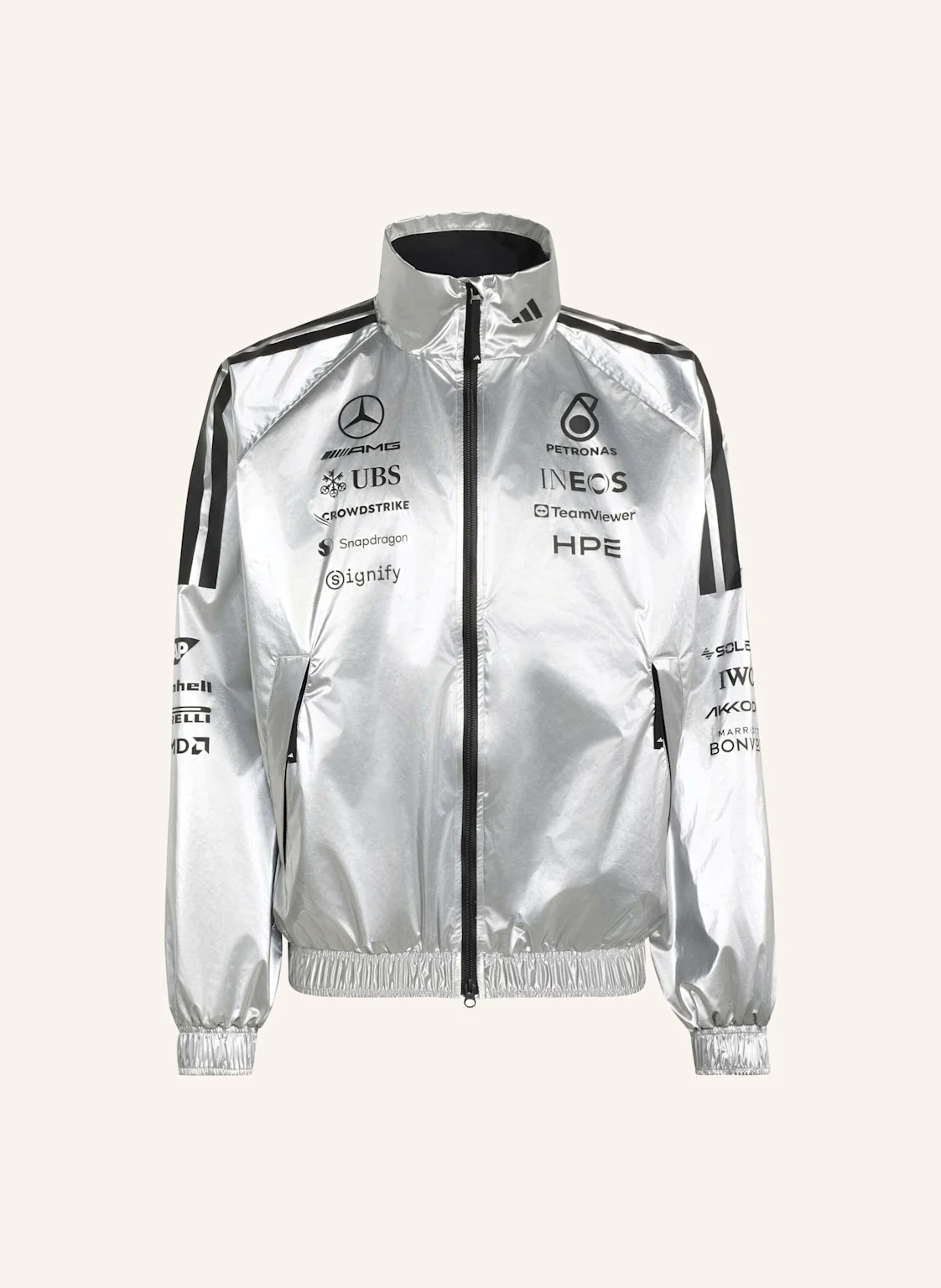 adidas MERCEDES - AMG PETRONAS FORMULA 1 TEAM SILVER JACKE