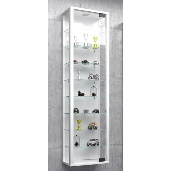 Vitrine »Stano Maxi«, inkl. LED-Beleuchtung, BxH: 33 x 113 cm, Holzwerkstoff/Glas