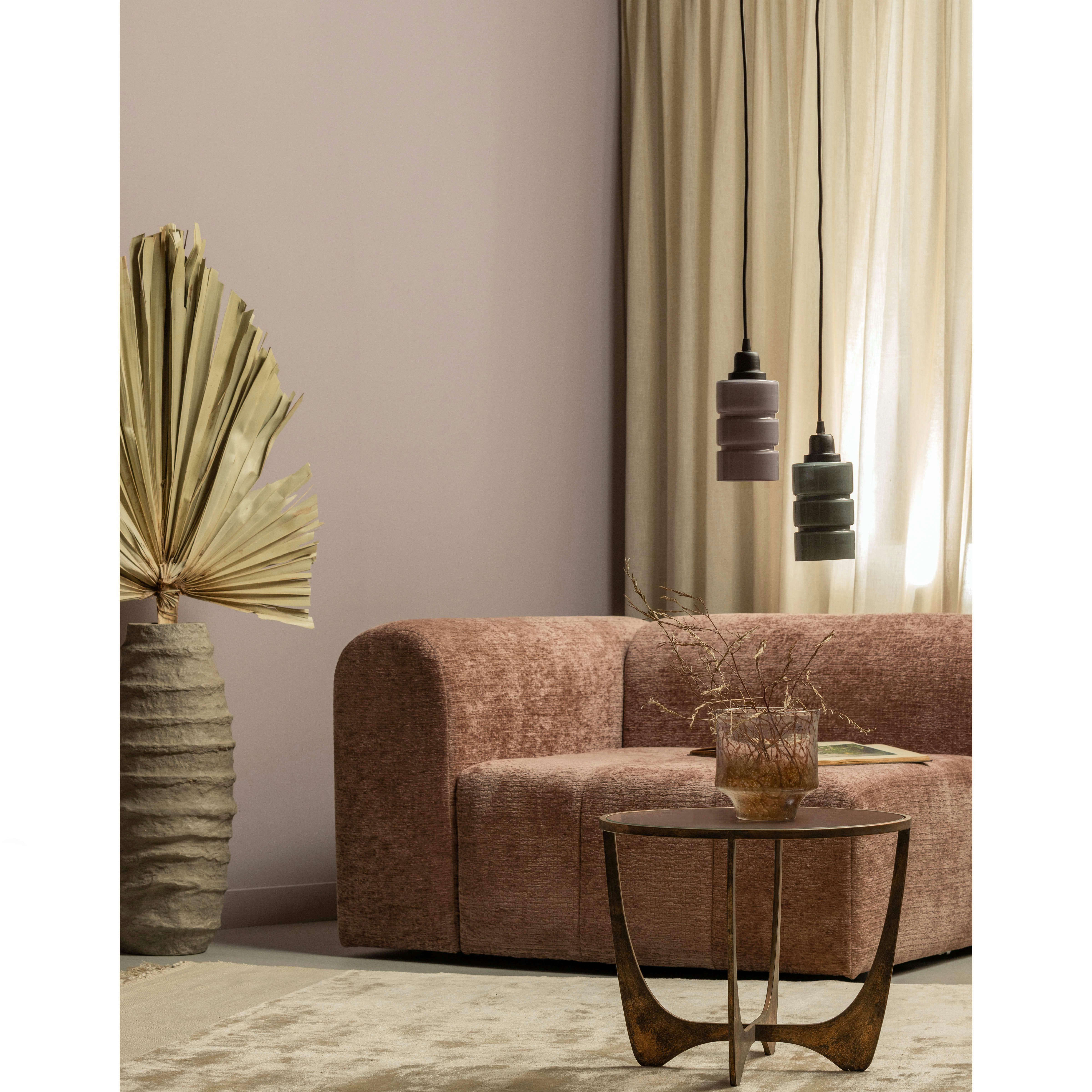 SWEEP - Tapis viscose et coton lait 170x240