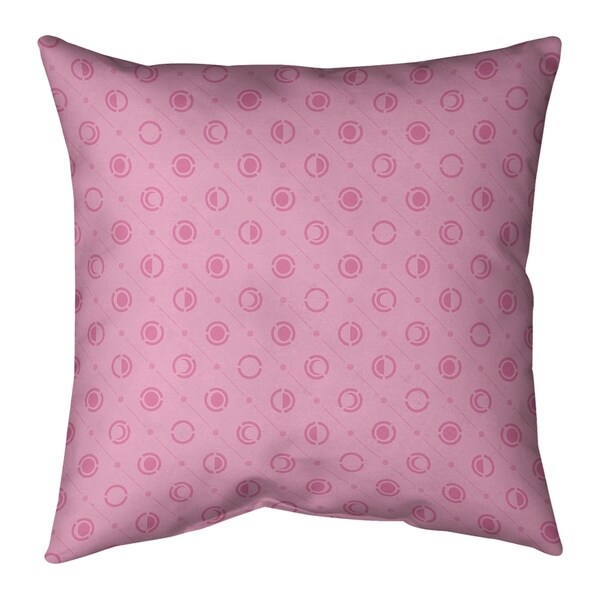 The Curated Nomad Saginaw Pastel Moon Phases Pattern Throw Pillow