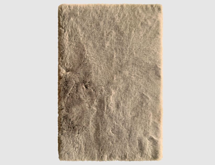Kunstfellteppich Mia Hellbraun