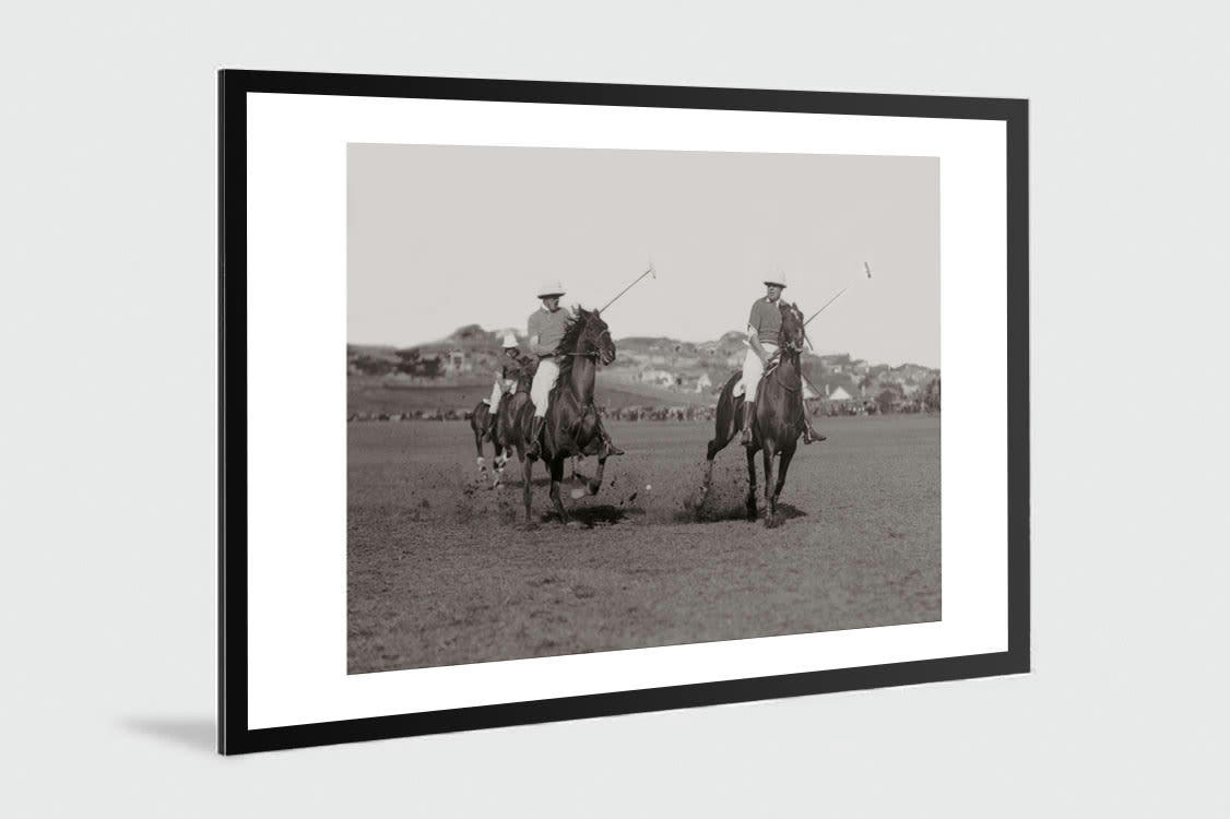 EQUITATION - Photo ancienne noir et blanc cheval n°13 alu 40x60cm