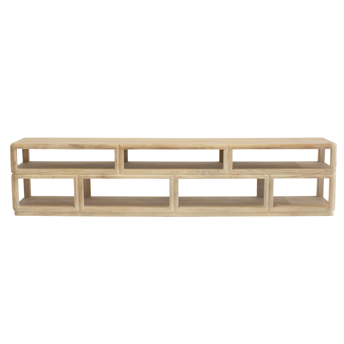 Giga Meubel Tv-meubel Eline - Mangohout - Naturel - 200x35x45cm