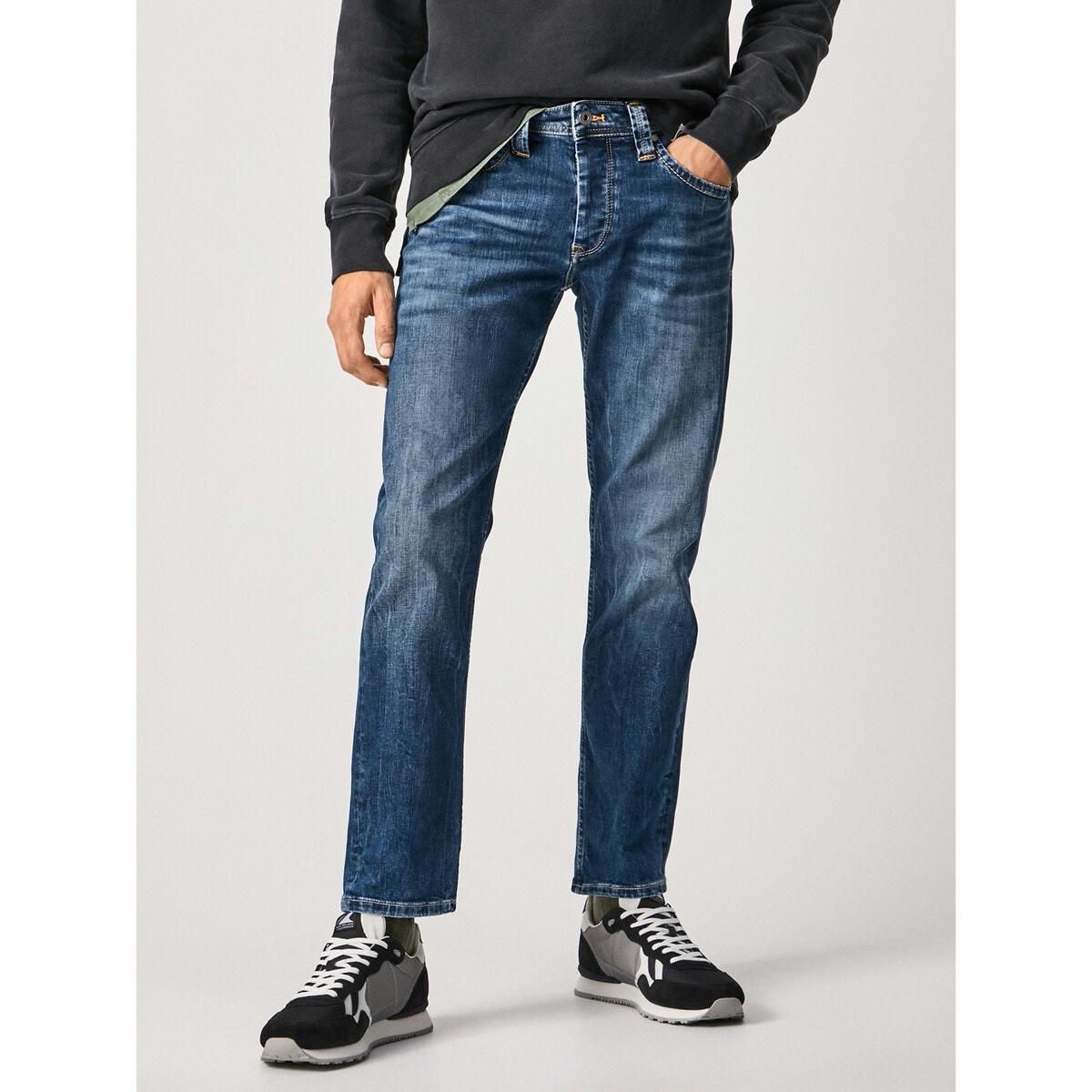Jean droit stretch Cash