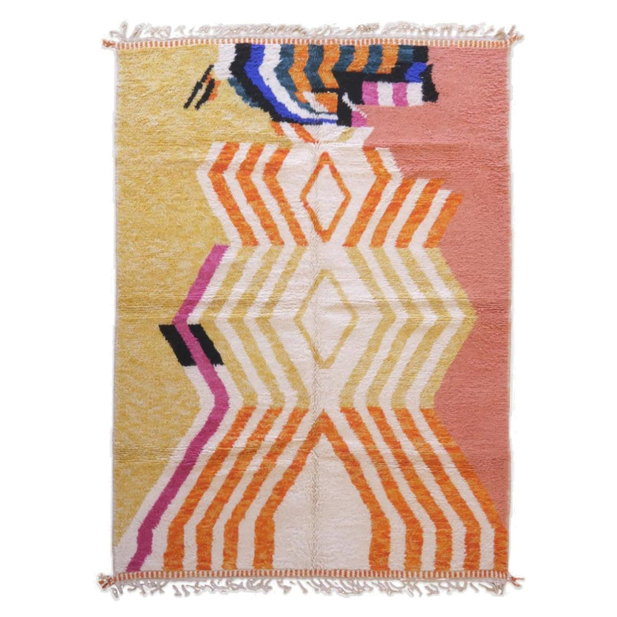 AFK Living vloerkleed Berber - handgemaakt - Wol - 120 cm x 170 cm