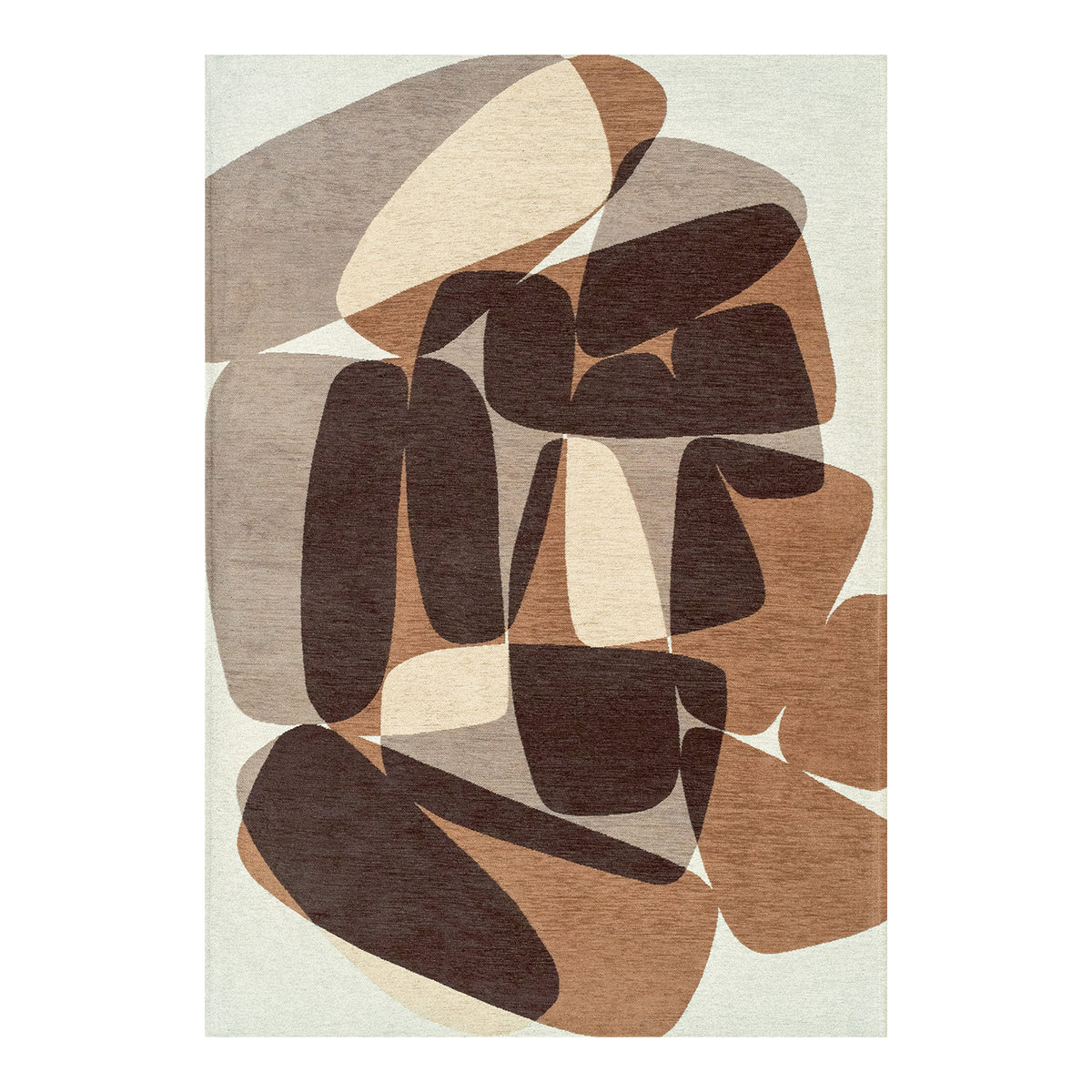 Ecorugs vloerkleed Cookie - brown - 170x240cm