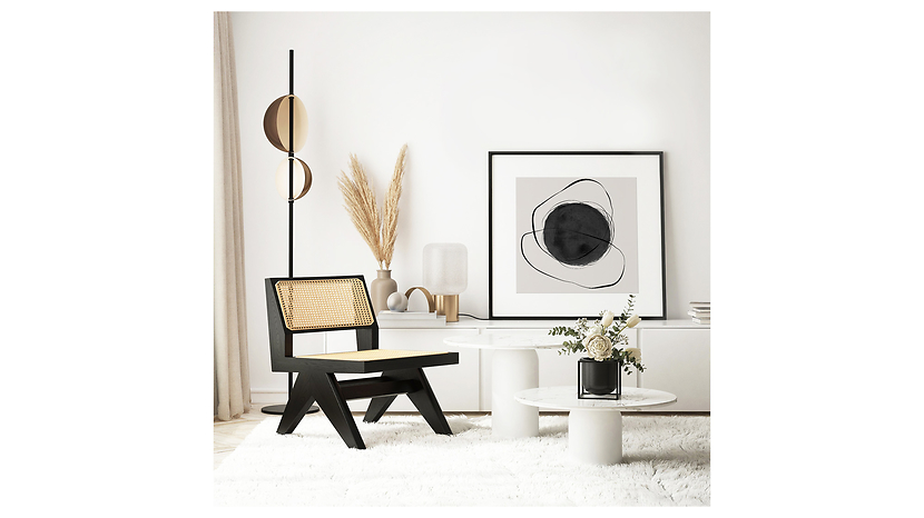 Obraz w ramie Chaotic Cirlce 73x73 cm