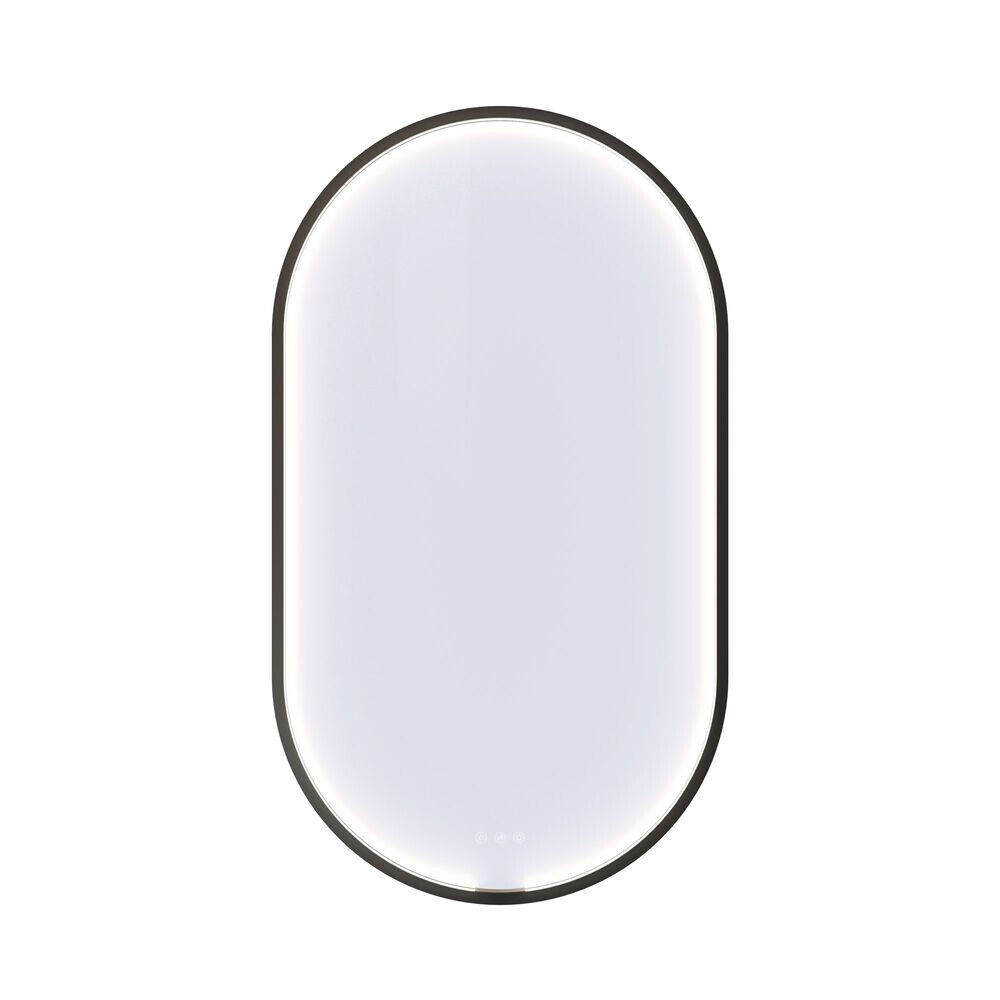 SPEIL SCANBAD MOON MED BELYSNING 105X60 SVART