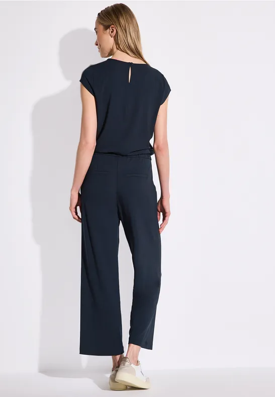 Wide Leg Jersey-Jumpsuit