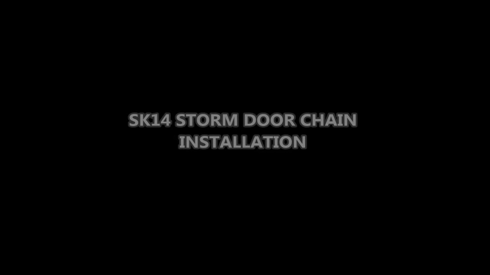 Ideal Security Storm Door Chain, Silver