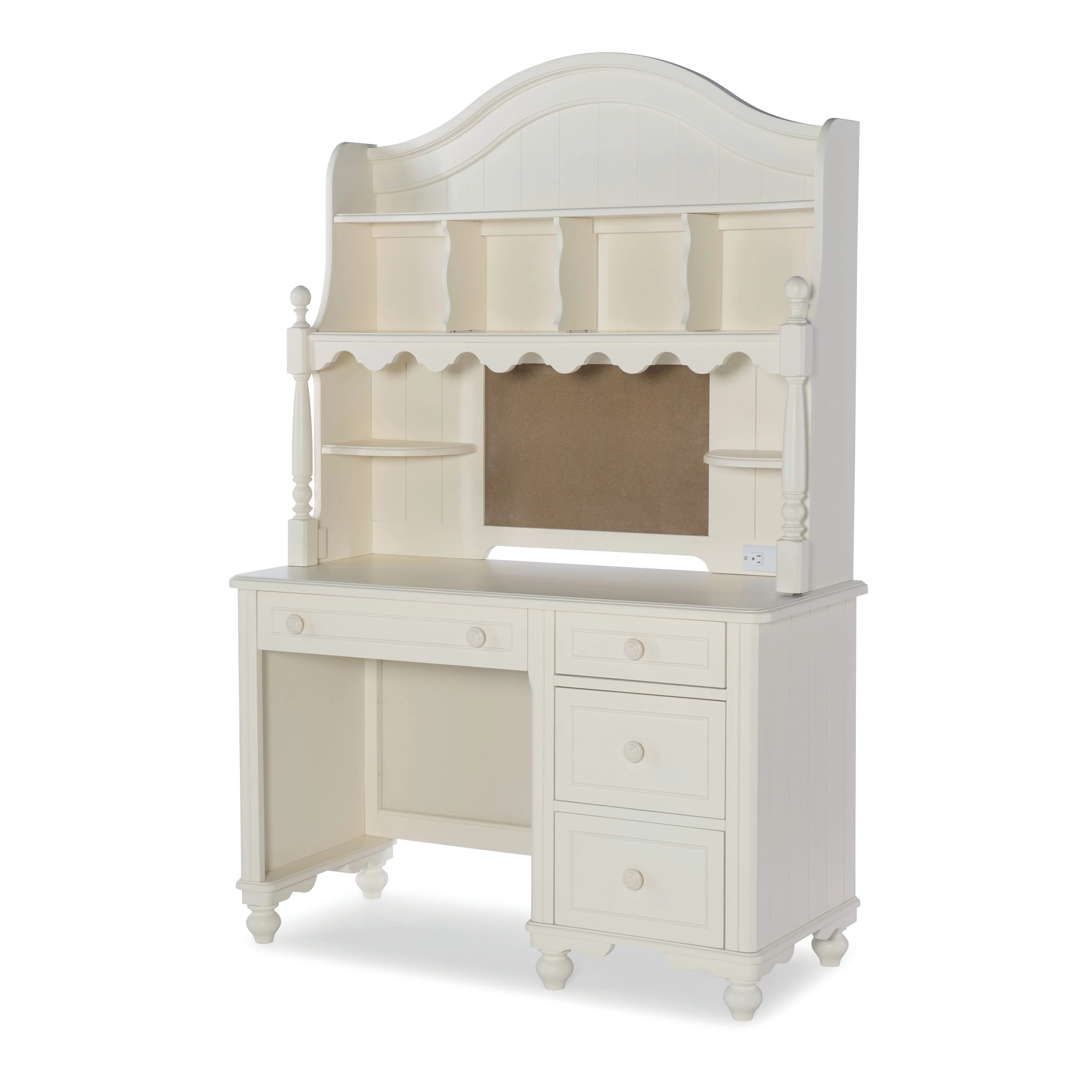Summerset Desk Hutch, Ivory - 42Hx47Wx12D