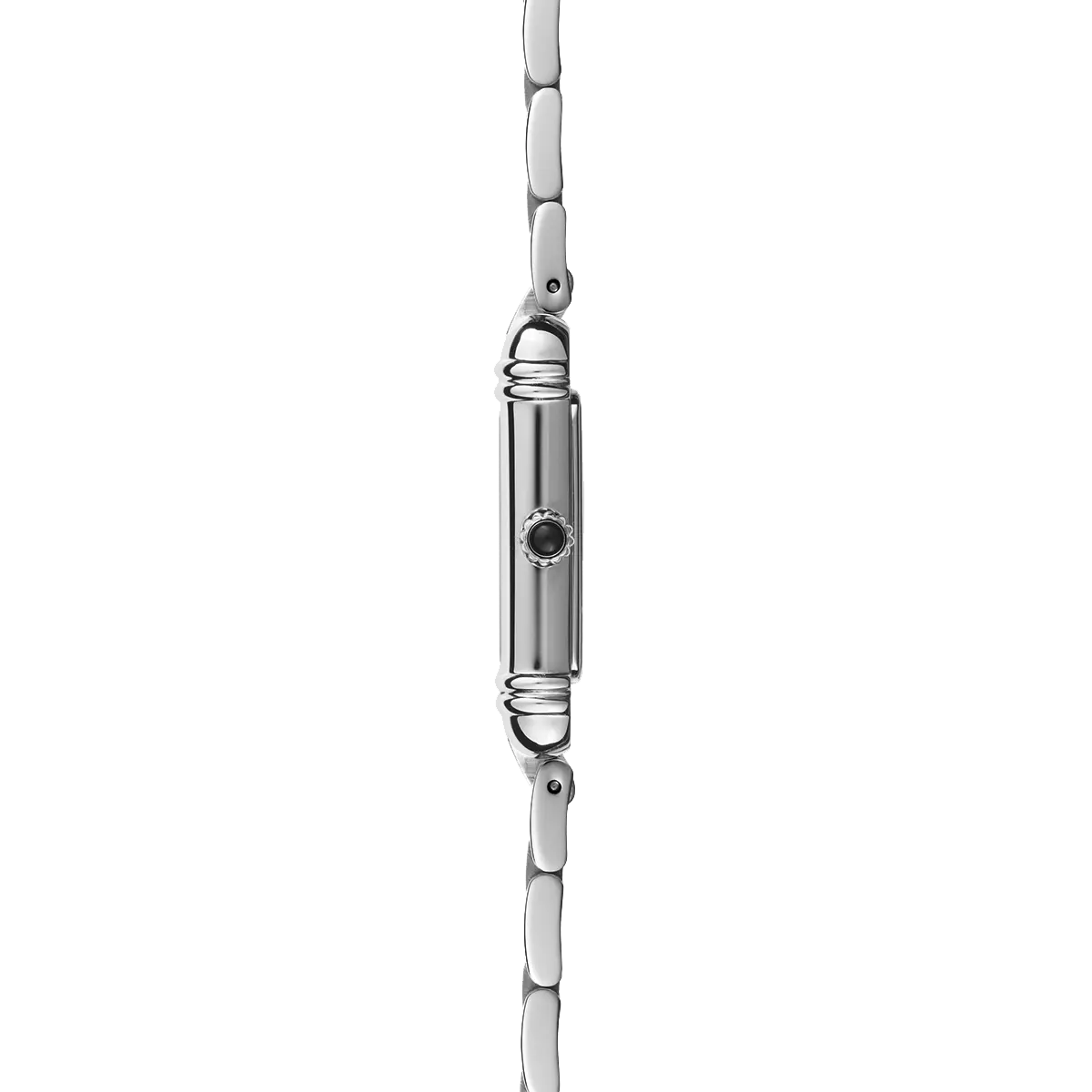 ART DÉCO – QUARTZ – ACIER & CHIFFRES ROMAINS