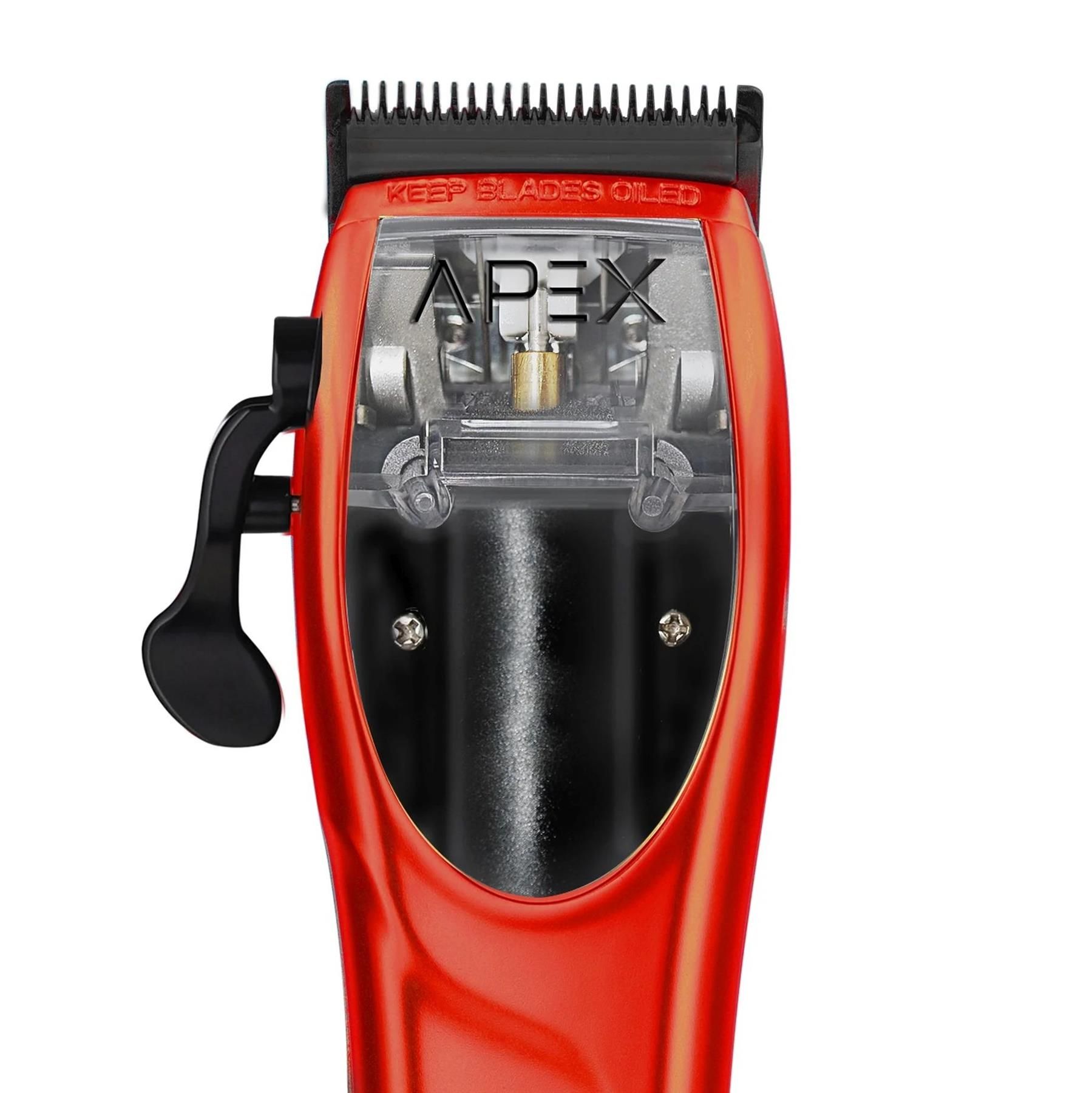StyleCraft Apex Professional Modular Metal Hair Clipper - Red