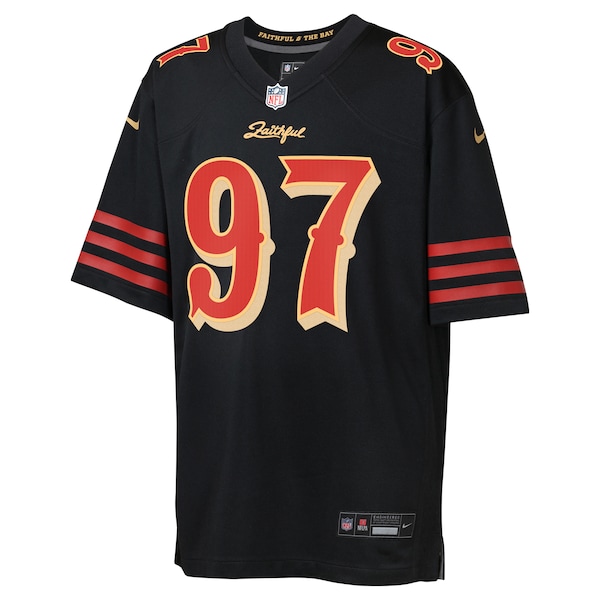Nick Bosa San Francisco 49ers Nike Youth 2025 Rivalries Collection Game Jersey - Black