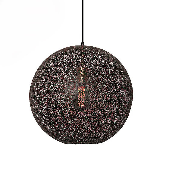 Freelight hanglamp Oronero - 1 lichts - 40 x 140  cm - zwart
