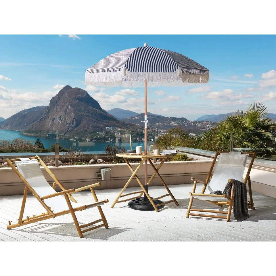 MONDELLO - Parasol - Zwart - Polyester