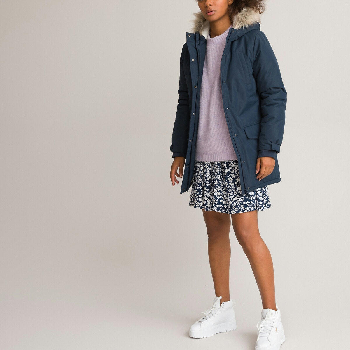 Parka à capuche