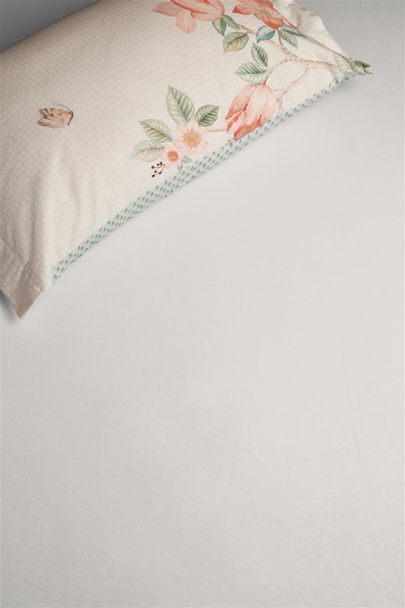 Pip Studio hoeslaken Goodnight by Pip - 100x200 cm - wit