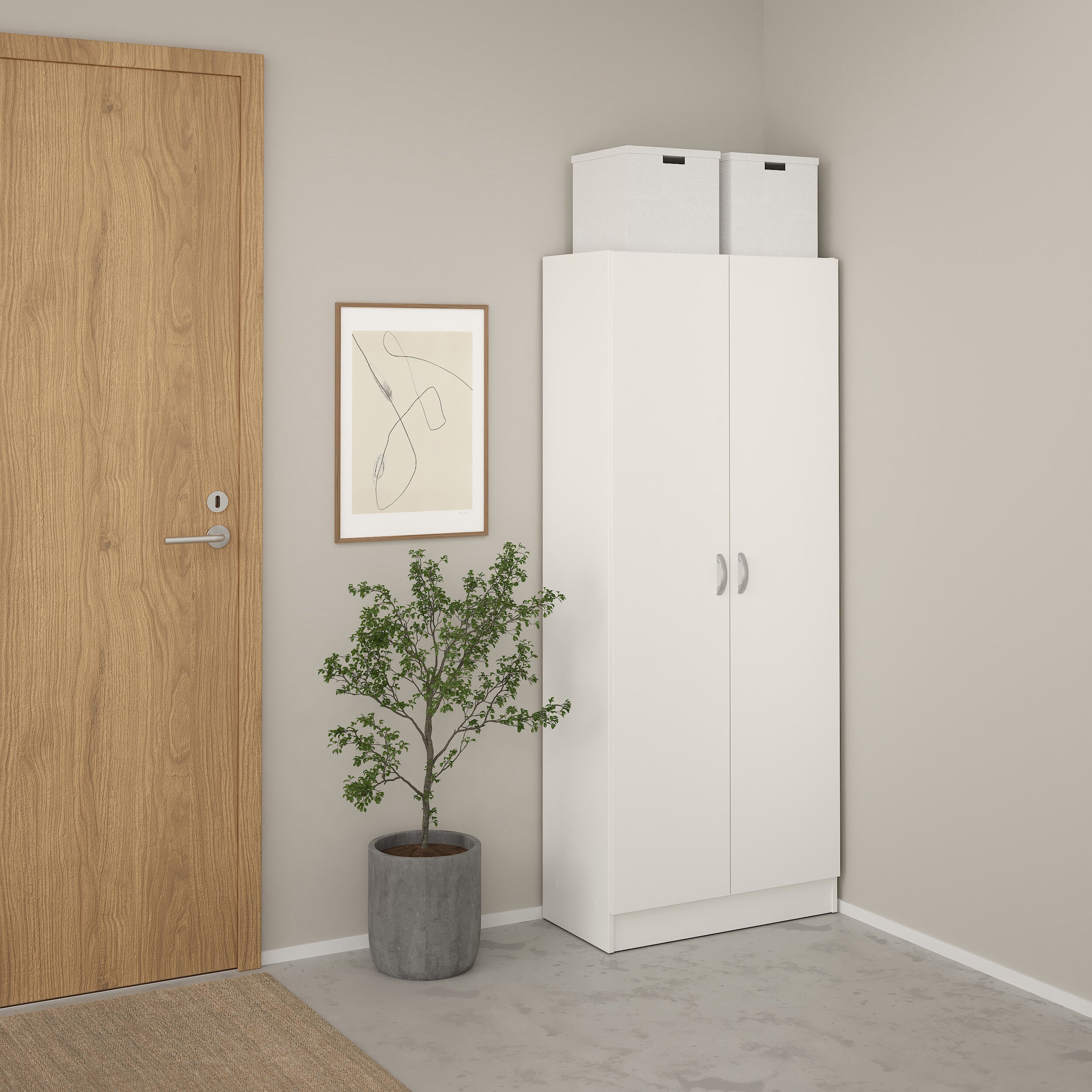 by fonQ Leyla Opbergkast - Wit