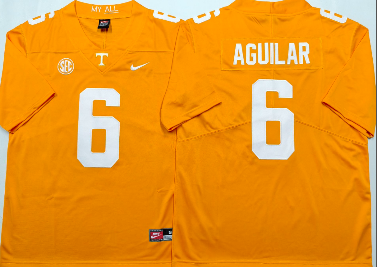 Andres Aguilar NCAA Tennessee Volunteers Nike Vapor Limited Jersey